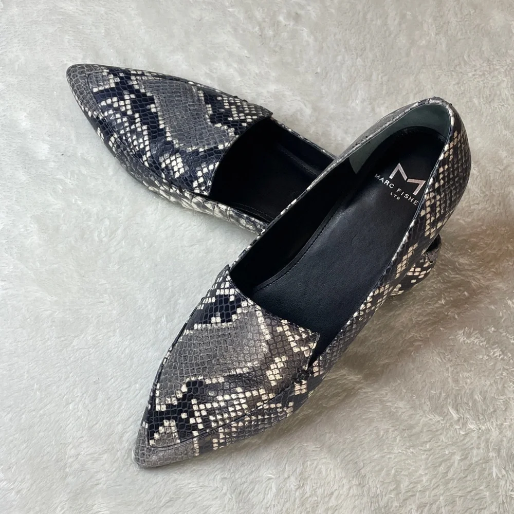 👠 Marc Fisher shoes - Snakeskin Flats - Picture 7 of 13